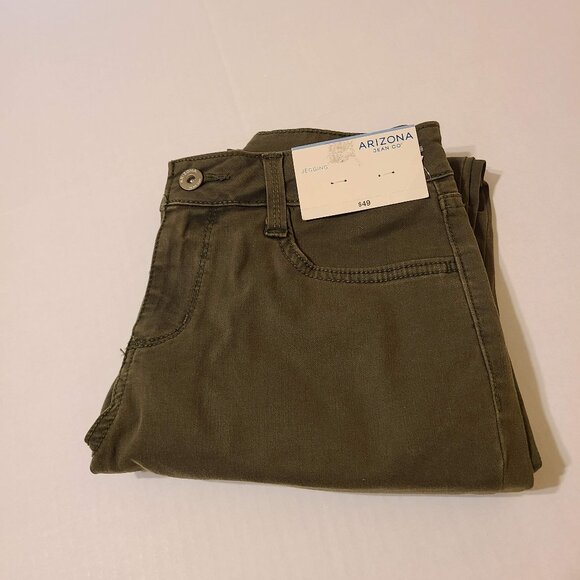 Arizona Jean Company Pants - ARIZONA JEAN CO JUNIORS AVOCADO JEGGINGS/SKINNY FIT - 7